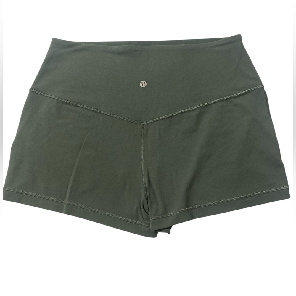 Lululemon Align Classic-Fit High-Rise Short 3" Dark Forest Size 10 - Picture 3 of 10